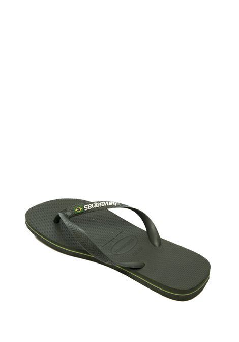 sandalo brasil logo verde HAVAIANAS | 4110850BRASIL LOGO-5983